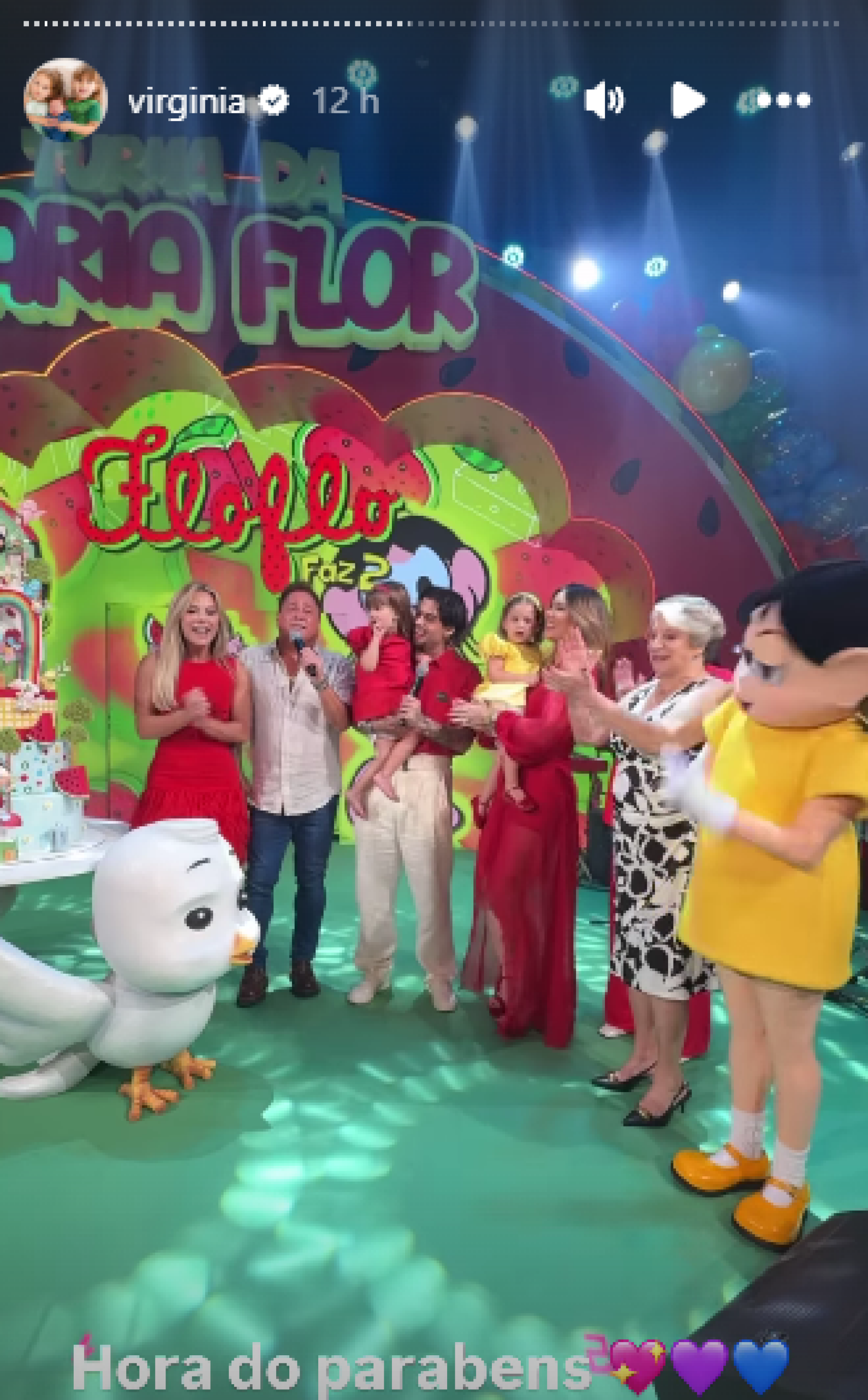 Virginia e Zé Felipe comemoram 2 anos da filha, Maria Flor, com festão
 - Reprodução de vídeo / Instagram