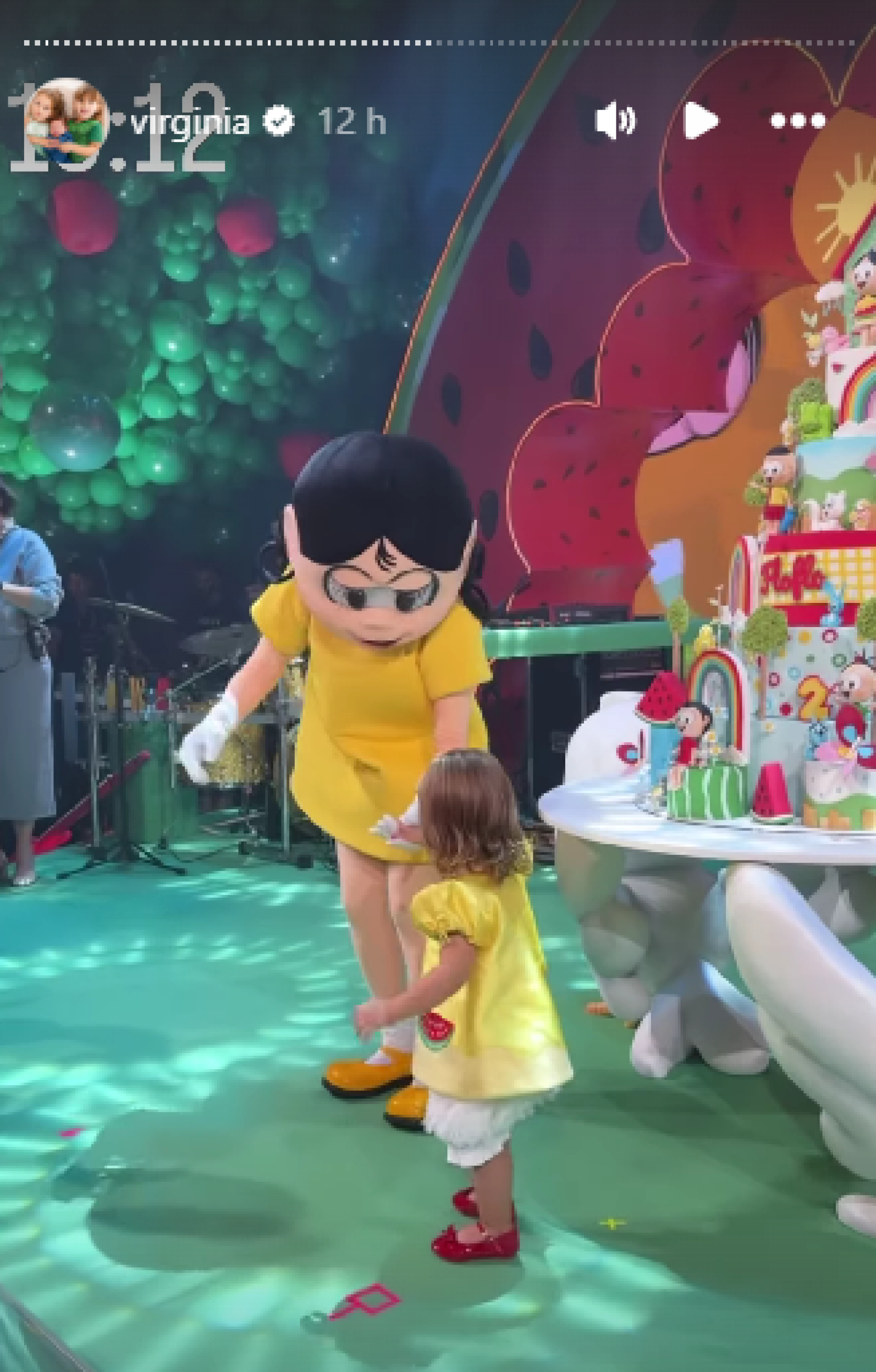 Virginia e Zé Felipe comemoram 2 anos da filha, Maria Flor, com festão
 - Reprodução de vídeo / Instagram