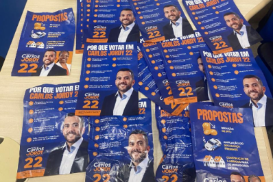 Presos pela PF com R$ 500 mil tinham santinhos de Jordy