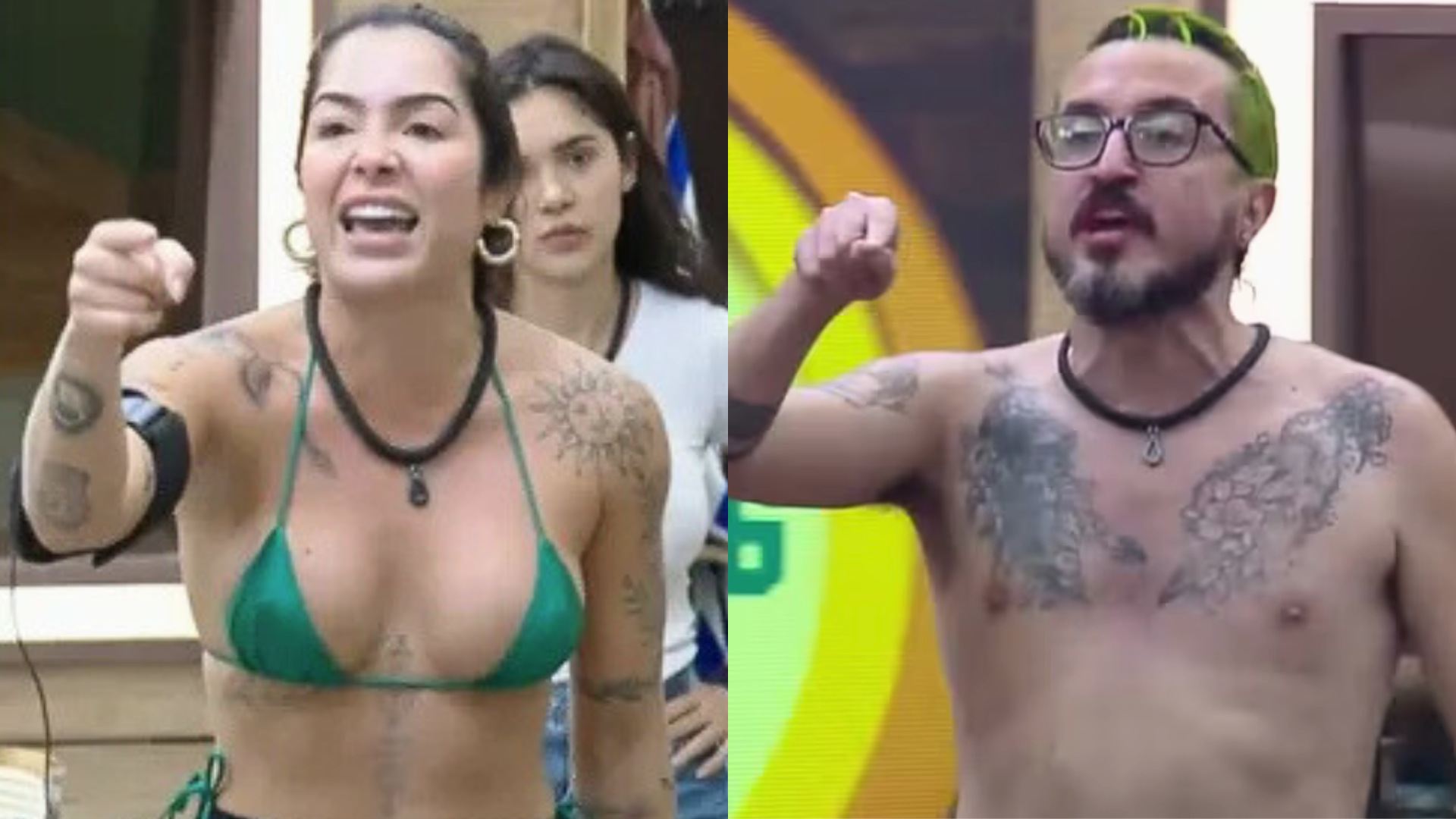 Luana 'ameaça' Fernando em 'A Fazenda': 'Não sabe de onde vim' - Foto: Reprodução