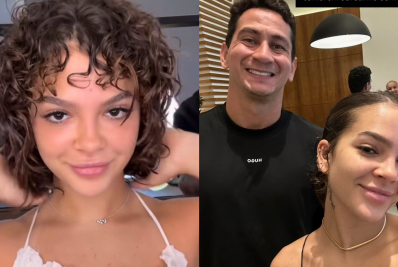 Mel Maia assume ser 'tiete' do Fluminense e pede foto com o 'Ganso'