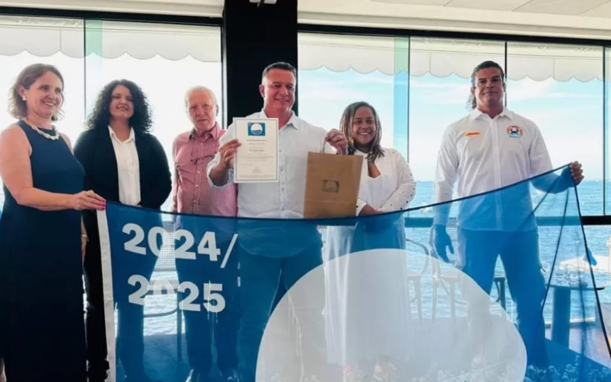 Cerimônia Nacional de entrega do selo Bandeira Azul 2024