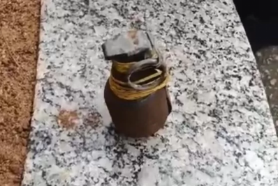 PM apreende granada em Iguaba Grande