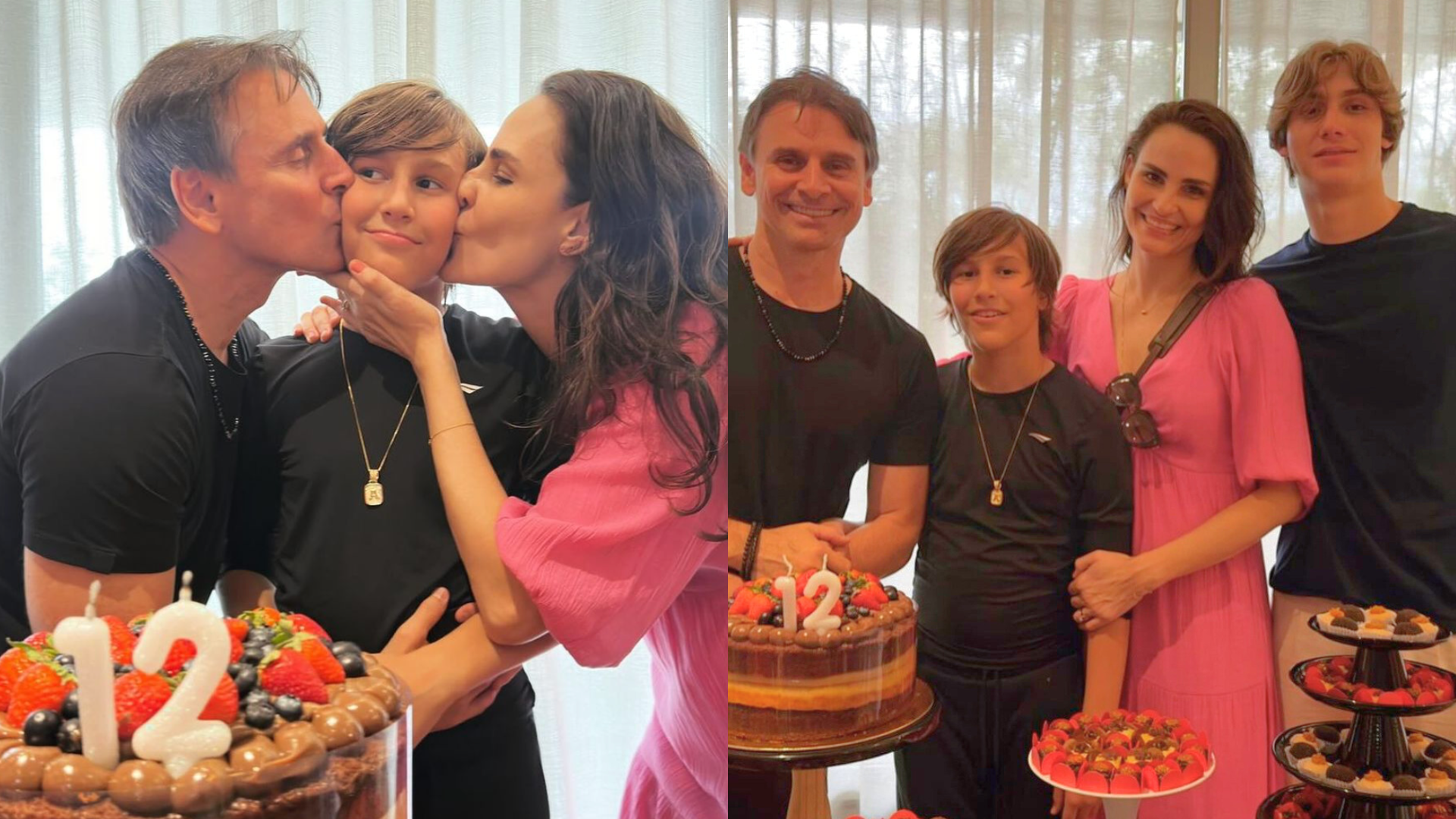 Murilo Rosa não segura emoção ao celebrar aniversário do filho caçula - Foto: Reprodução