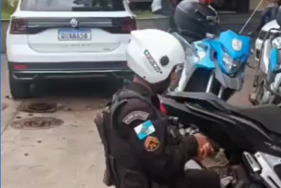 PM prende suspeito com motocicleta clonada em Belford Roxo