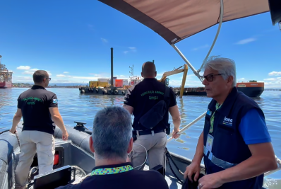 PortosRios é autuada por dragagem irregular na Baía de Guanabara