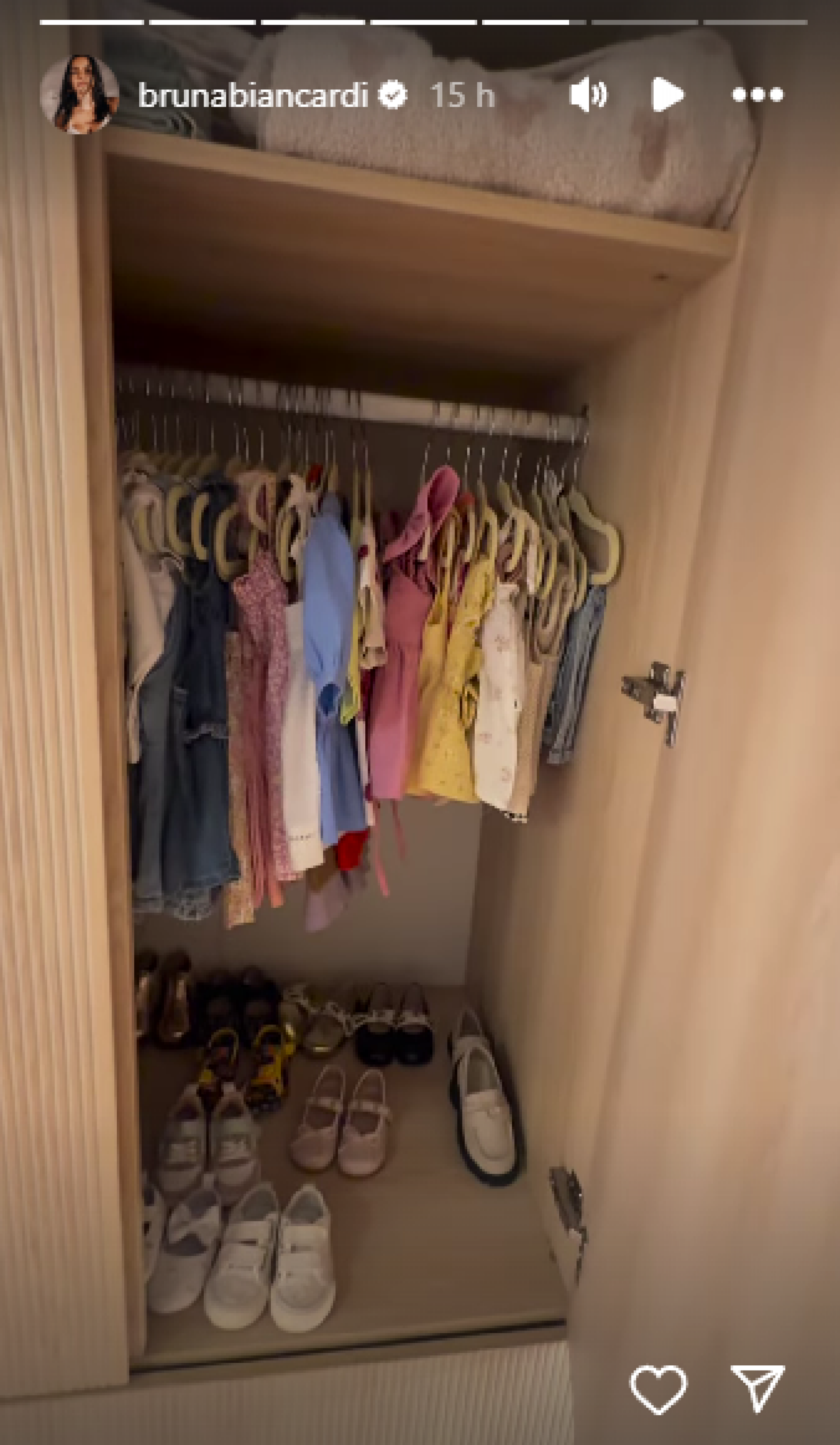 Bruna Biancardi mostra detalhes do quarto da filha na Arábia Saudita - Reprodução de vídeo / Instagram