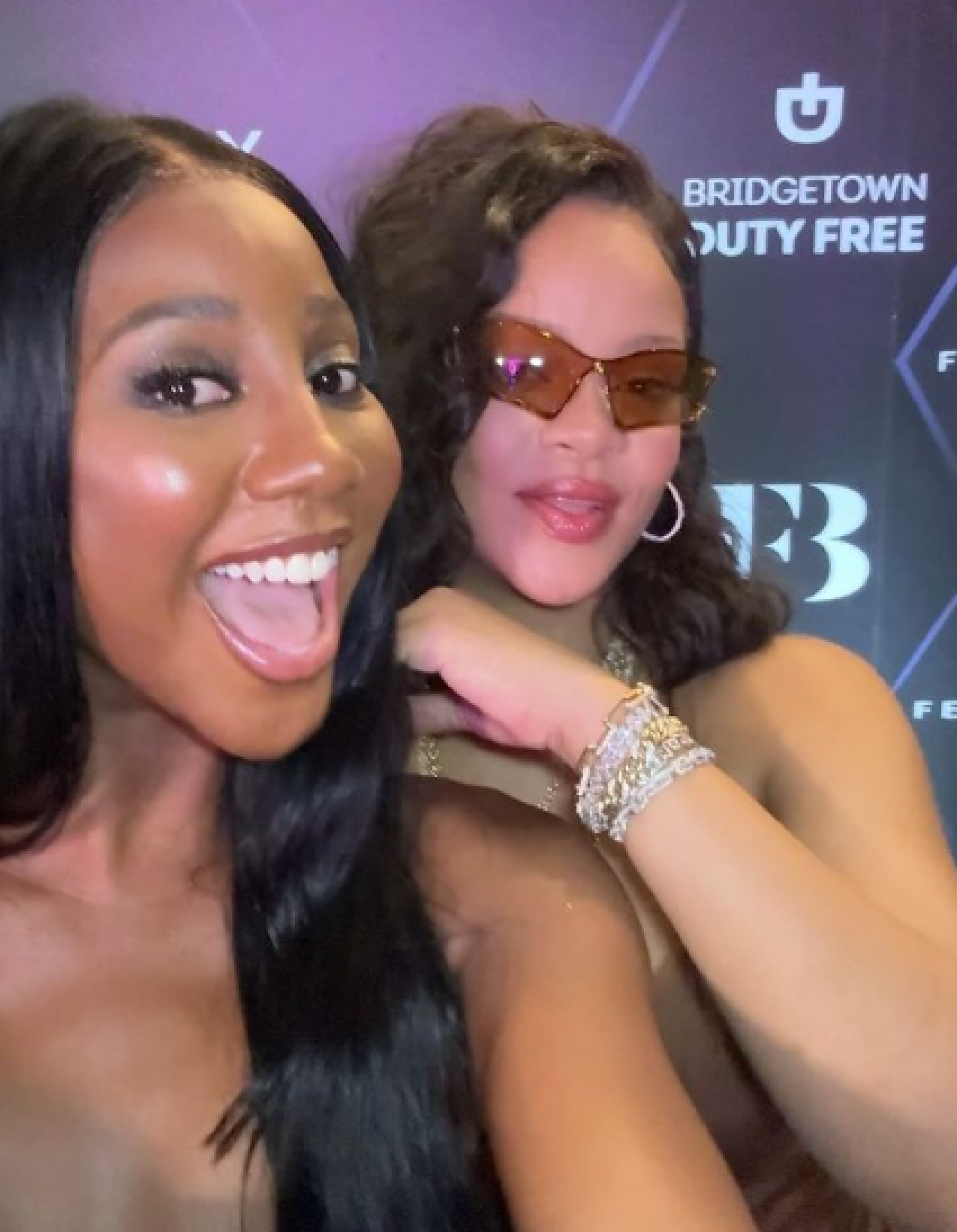 Camilla de Lucas vibra ao encontrar Rihanna em Barbados - Reprodução / Instagram