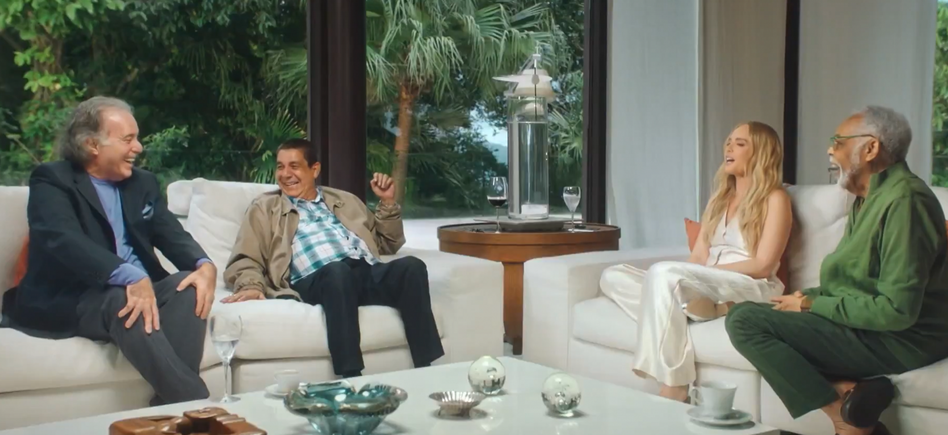 Tony Ramos, Zeca Pagodinho,, Angélica e Gilberto Gil  - Globoplay