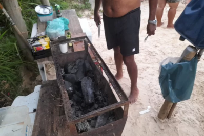 GCM intervém em churrasco na Praia do Forte, em Cabo Frio