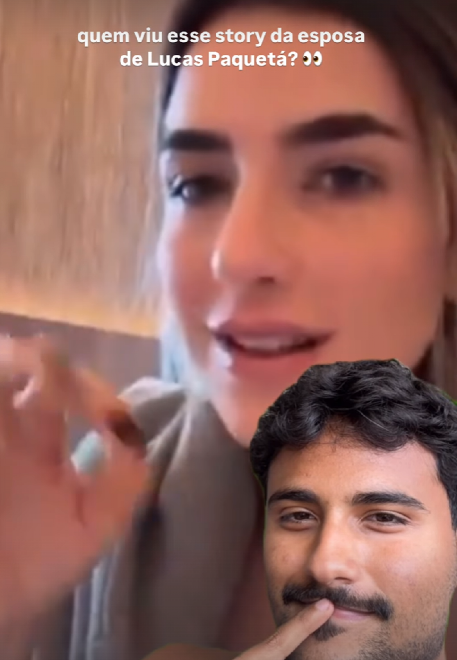 Lucas Pizane rebate mulher de Lucas Paquetá - reprodução Instagram