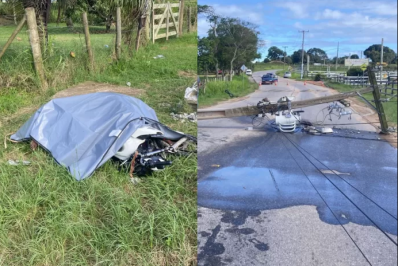 Motociclista morre em grave acidente na Estrada de São Jacinto, em Cabo Frio