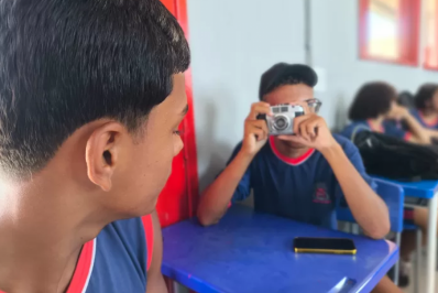 Alunos de Arraial participam de ‘Oficina de Letramento Visual’ com fotografia
