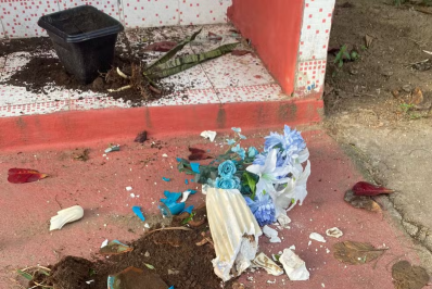 Mulher é detida após quebrar imagem de Nossa Senhora em capela na Baixada