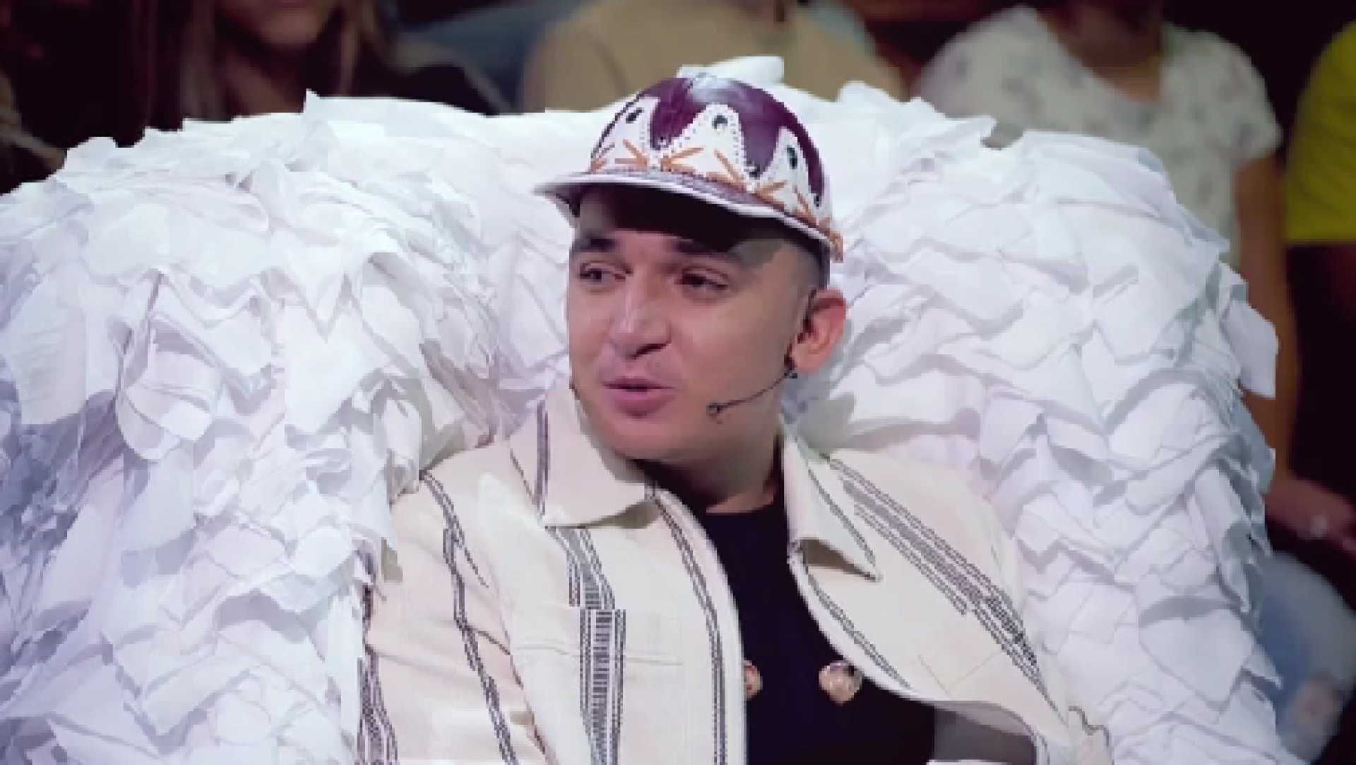 João Gomes durante o 'Domingão com Huck', da TV Globo - Reprodução de vídeo