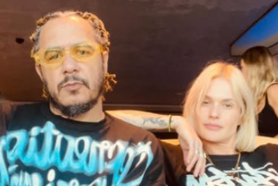 Marcelo D2 se declara para a mulher: 'Amo tanto que essa palavra fica pequena'