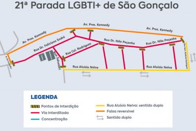 Trânsito terá interdições na Parada LGBTI+