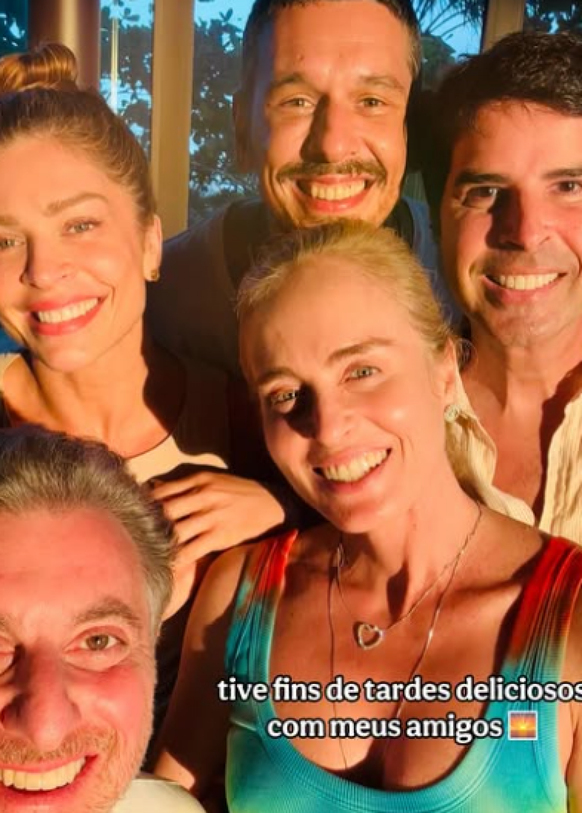 Angélica, Luciano Huck, Grazi Massafera e João Vicente de Castro - Reprodução / Instagram