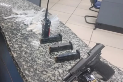 Homem é preso em flagrante por tráfico de drogas e porte ilegal de arma em Cabo Frio