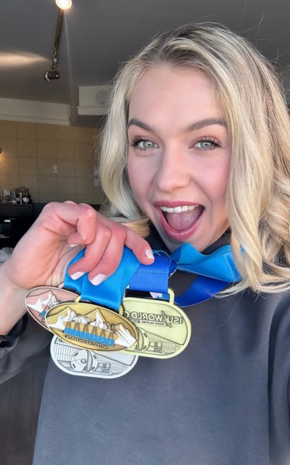 A patinadora de velocidade Joy Beune fez muito sucesso na revista Playboy da Holanda - Reprodução de Instagram