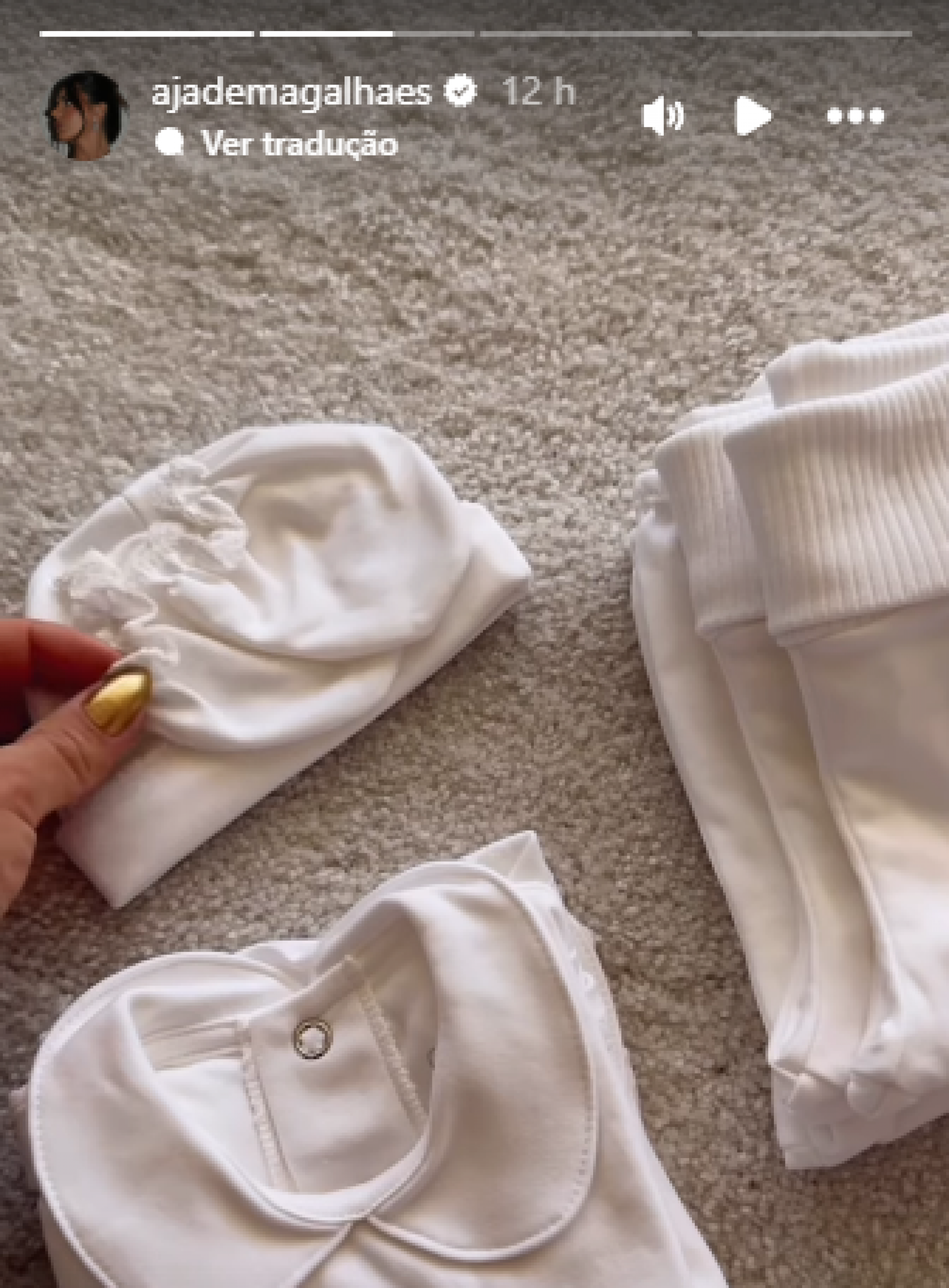 Jade Magalhães inicia preparativos para o nascimento da primeira filha com Luan Santana - Reprodução de vídeo / Instagram