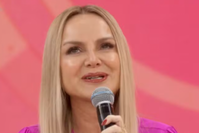Eliana chora ao recordar morte do pai: 'Não viu minhas estreias'