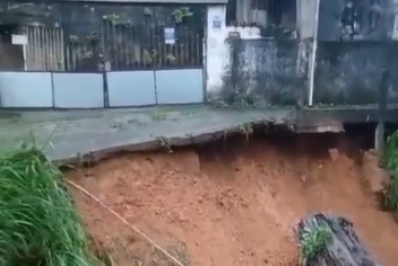 Petrópolis teve registro de quatro ocorrências causadas pela chuva de domingo 