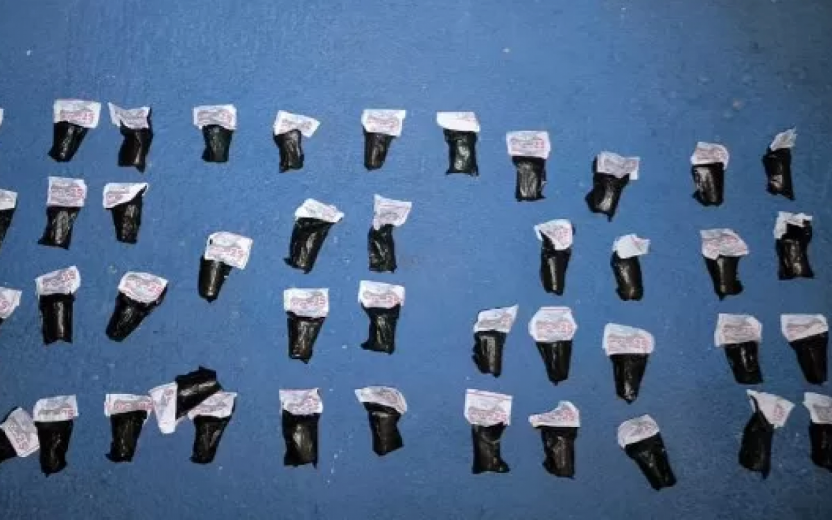 Foram encontrados cocaína, crack e maconha, escondidos em locais estratégicos 