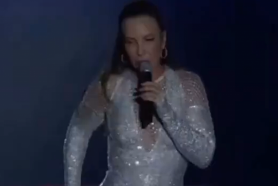 Vídeo! Ivete Sangalo expõe intimidade com o marido durante show