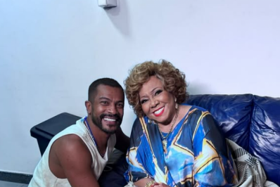 Samuel de Assis mostra encontro com Alcione: 'Que honra poder te abraçar'