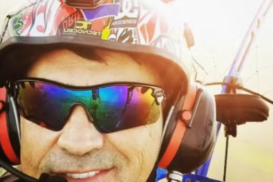 Atleta morre após bater paramotor em rede de telefonia no interior de São Paulo