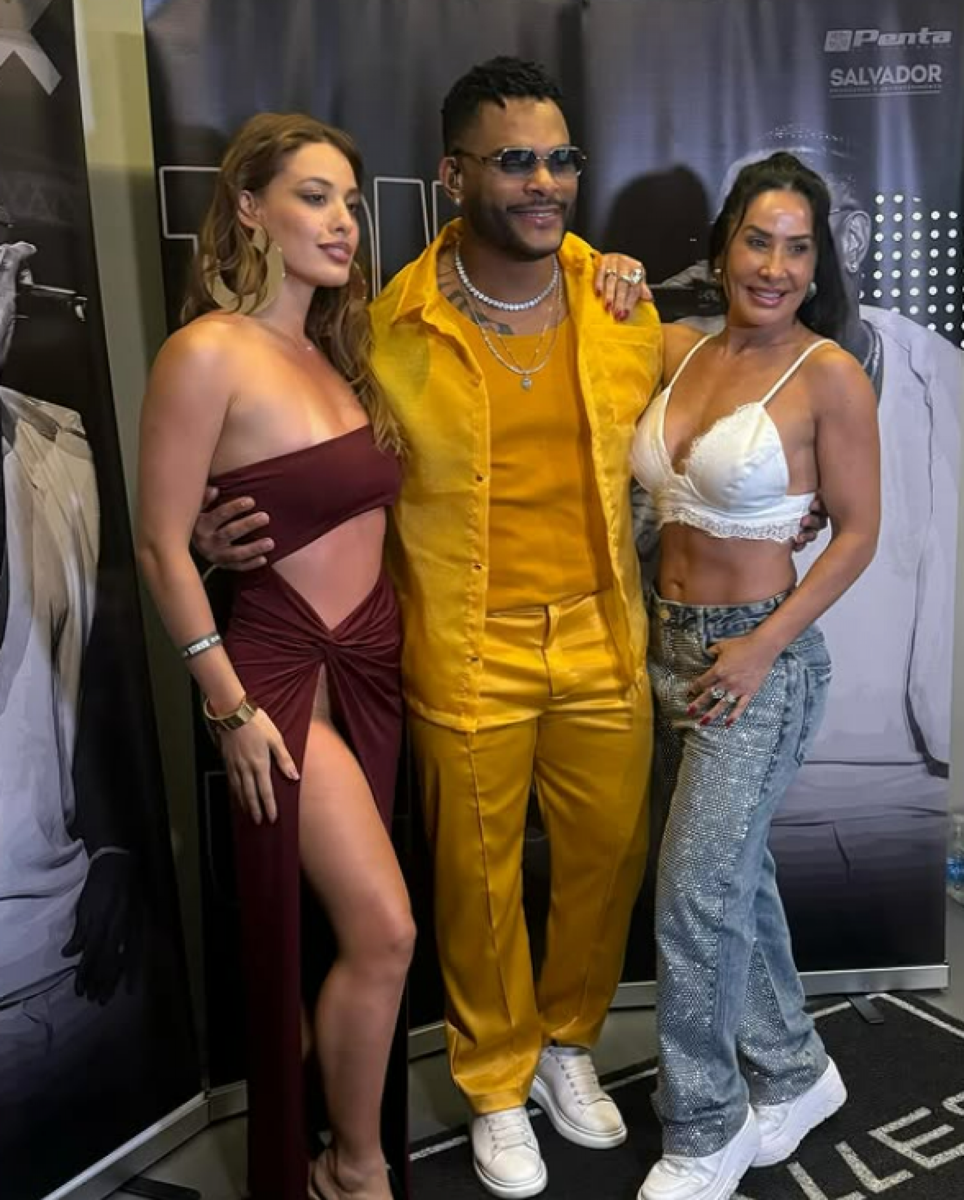 Beatriz Reis,Tony Salles e Scheila Carvalho - Reprodução do Instagram