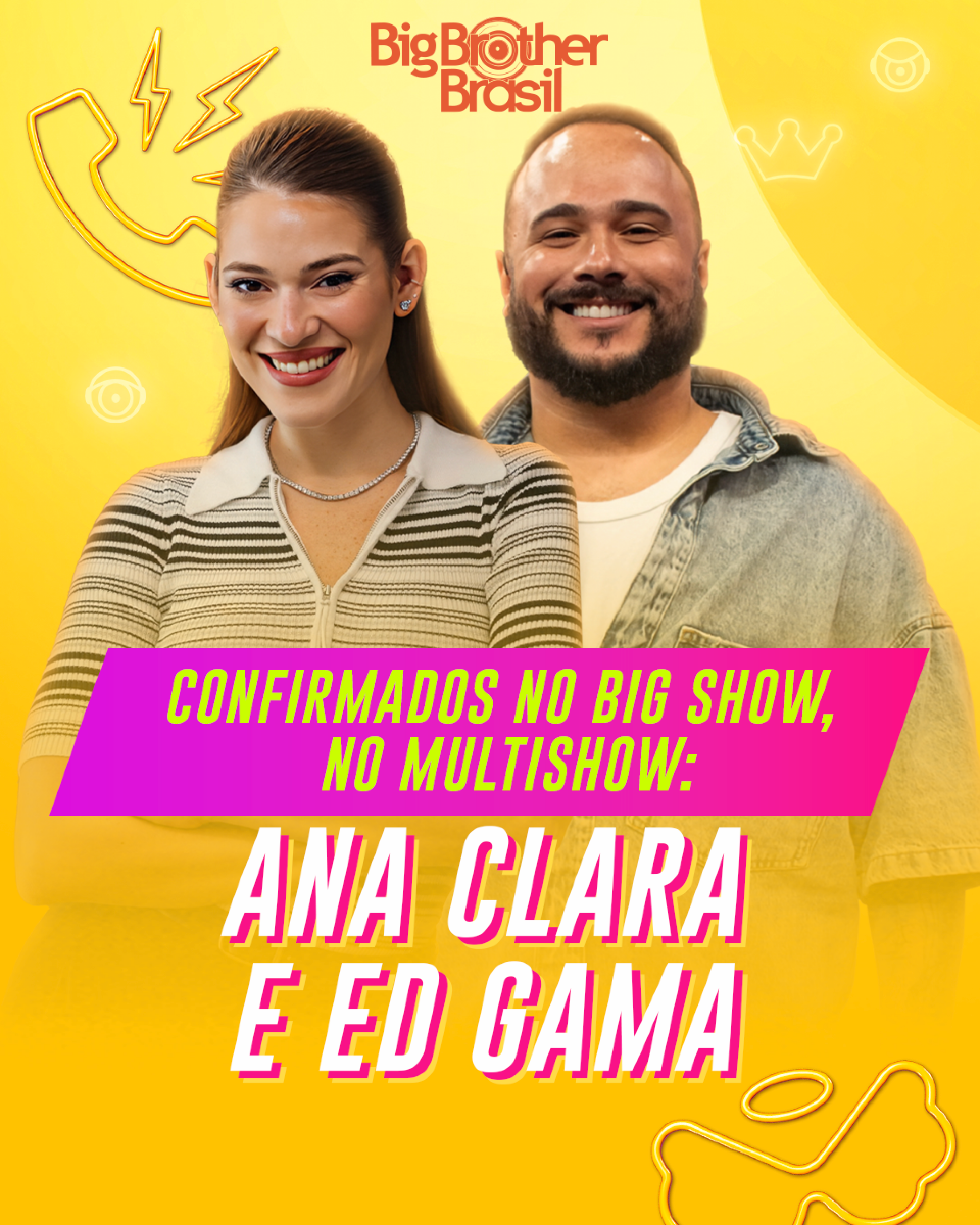 Ana Clara e Ed Gama  - Divulgação/Globo