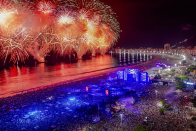 Festas de Réveillon reúnem mais de 22 milhões em todo o Brasil