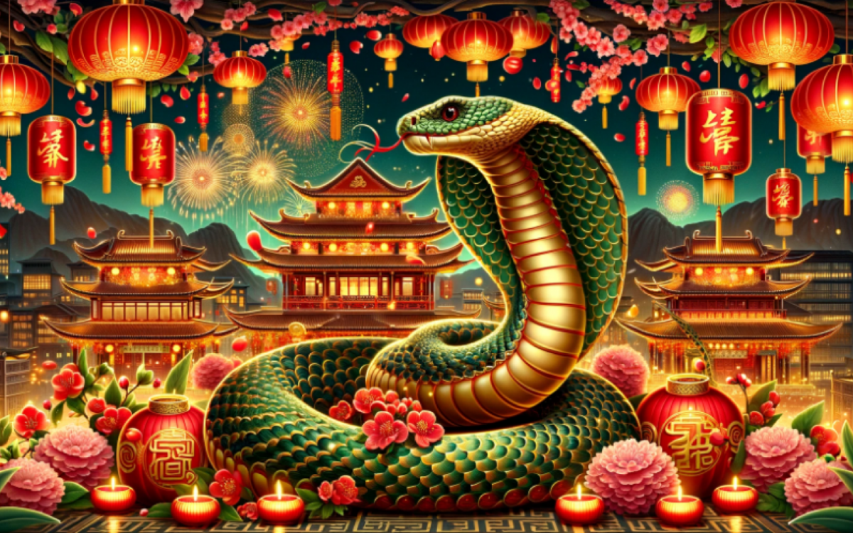 Ano Novo Chin&ecirc;s 2025: o Ano da Serpente