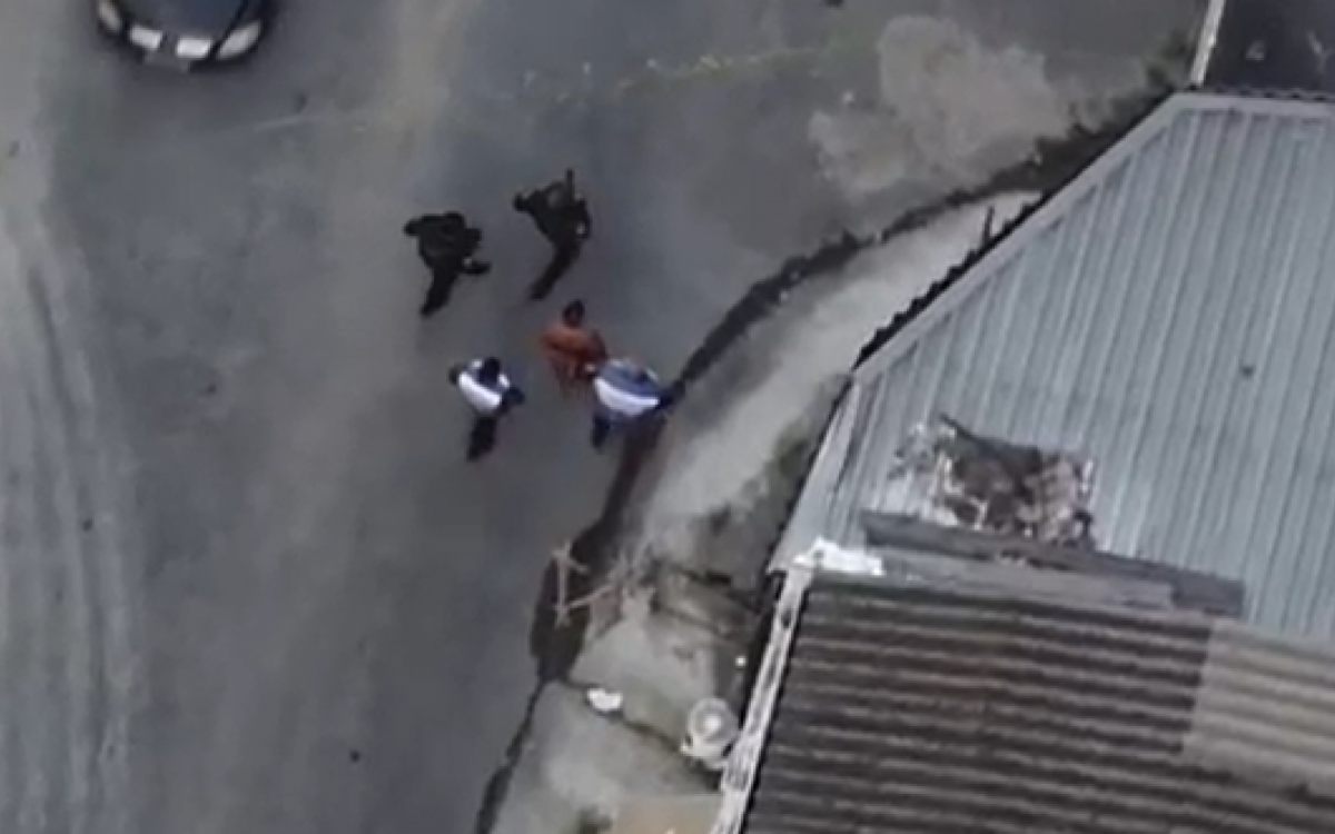 O ladrão acabou preso pelos policiais militares do 20º BPM