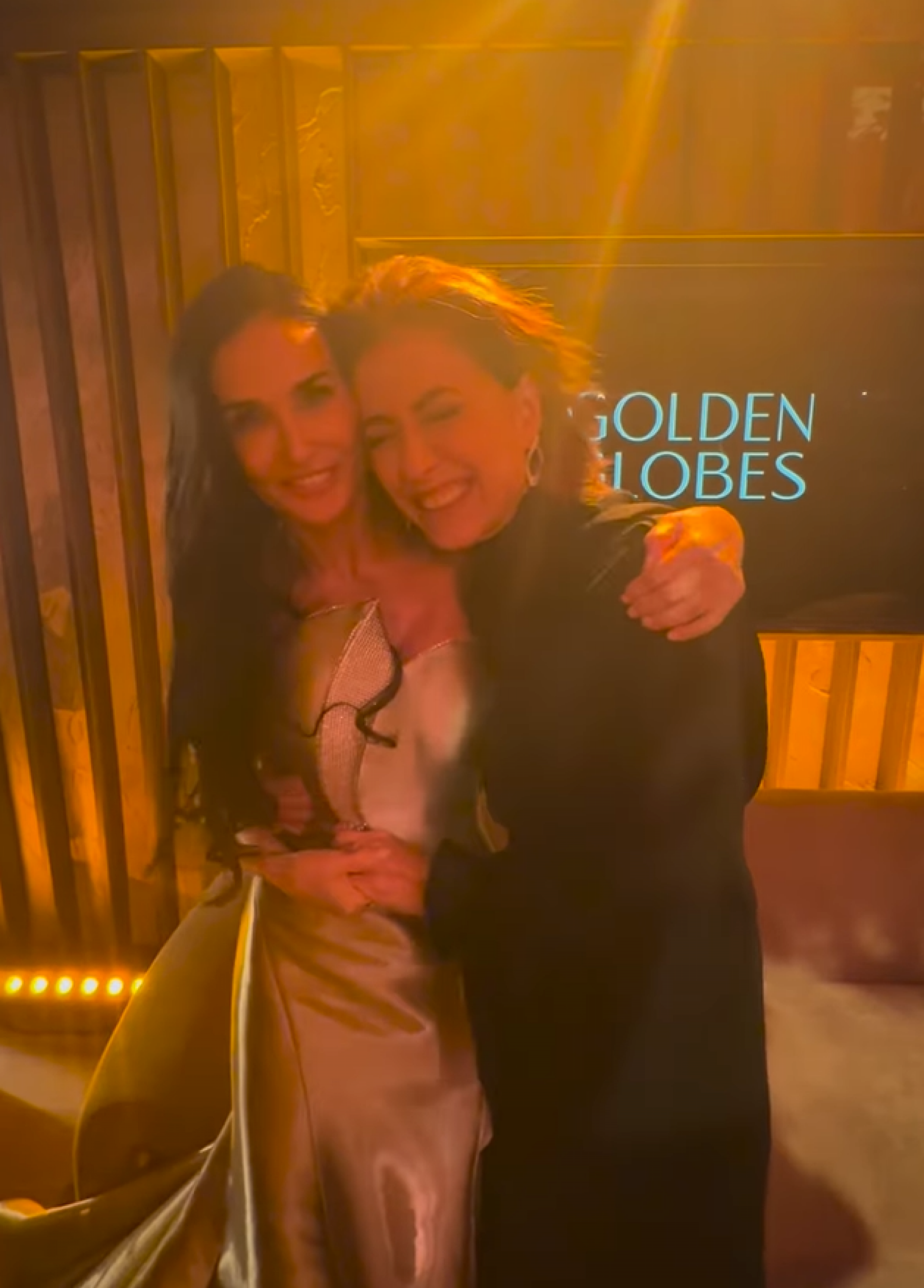 Demi Moore e Fernanda Torres - reprodução Instagram