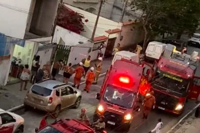 Explosão de gás deixa feridos graves em residência de Cabo Frio