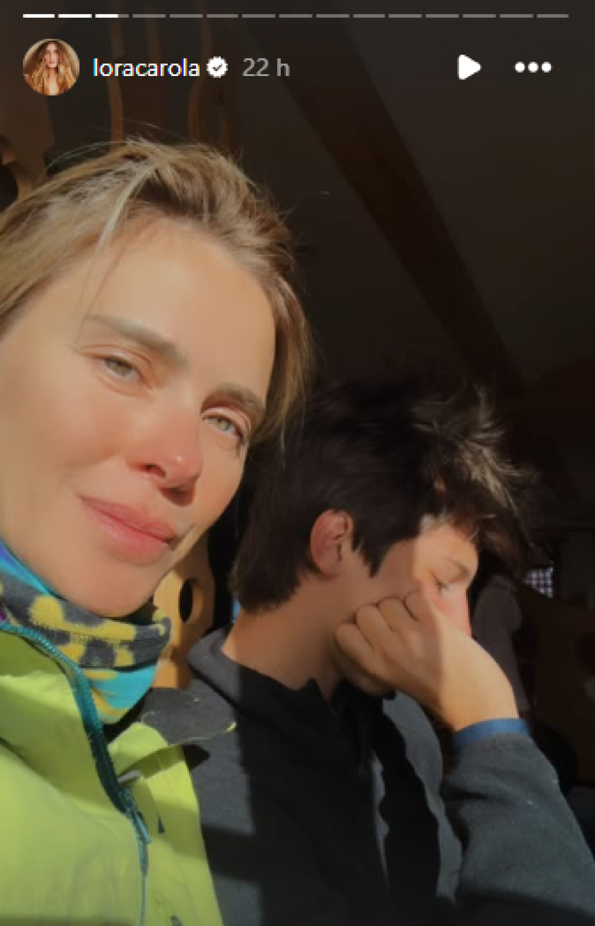 Carolina Dieckmann viaja para Suíça com o filho, José Worcman - Reprodução / Instagram