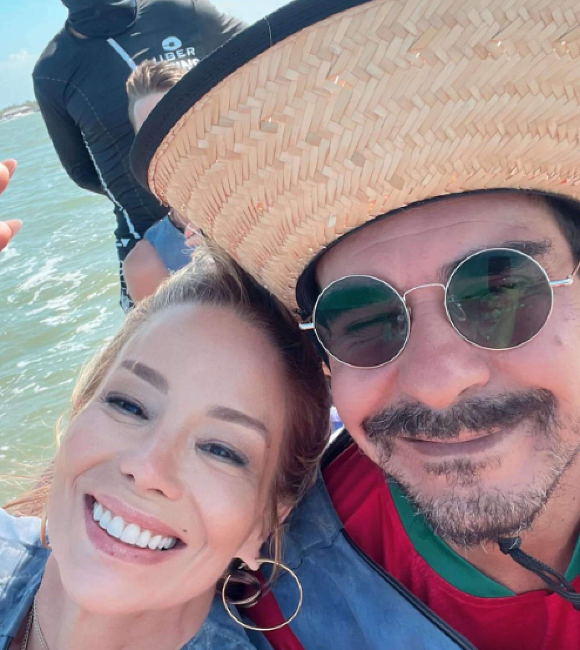 Danielle Winits curte dia de praia no Maranhão com o marido, André Gonçalves - Reprodução / Instagram