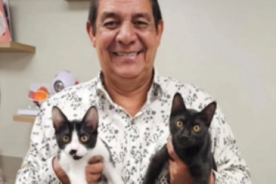 Vídeo! Zeca Pagodinho encanta ao mostrar adoção de gatos