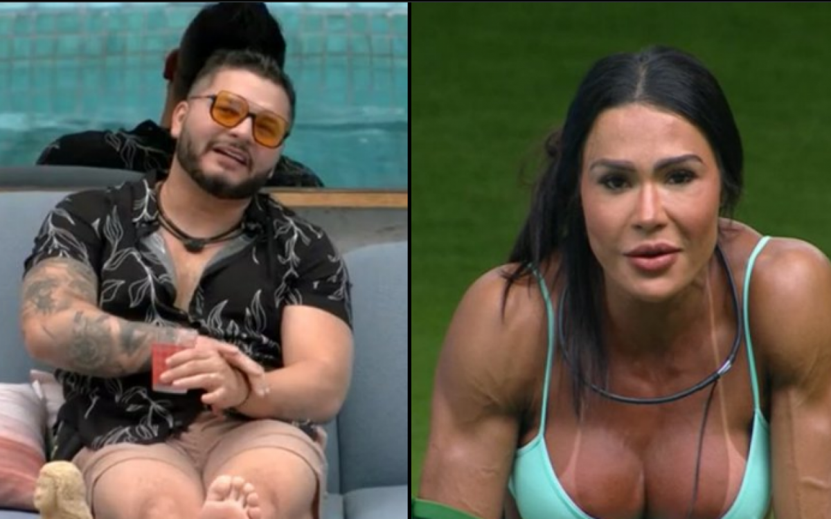 Gracyanne Barbosa se incomoda com comentário de Marcelo no BBB 25 - Reprodução/Globo
