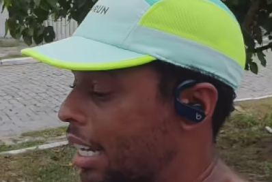 Ex-Vasco, André Balada treina para correr meia maratona do Rio