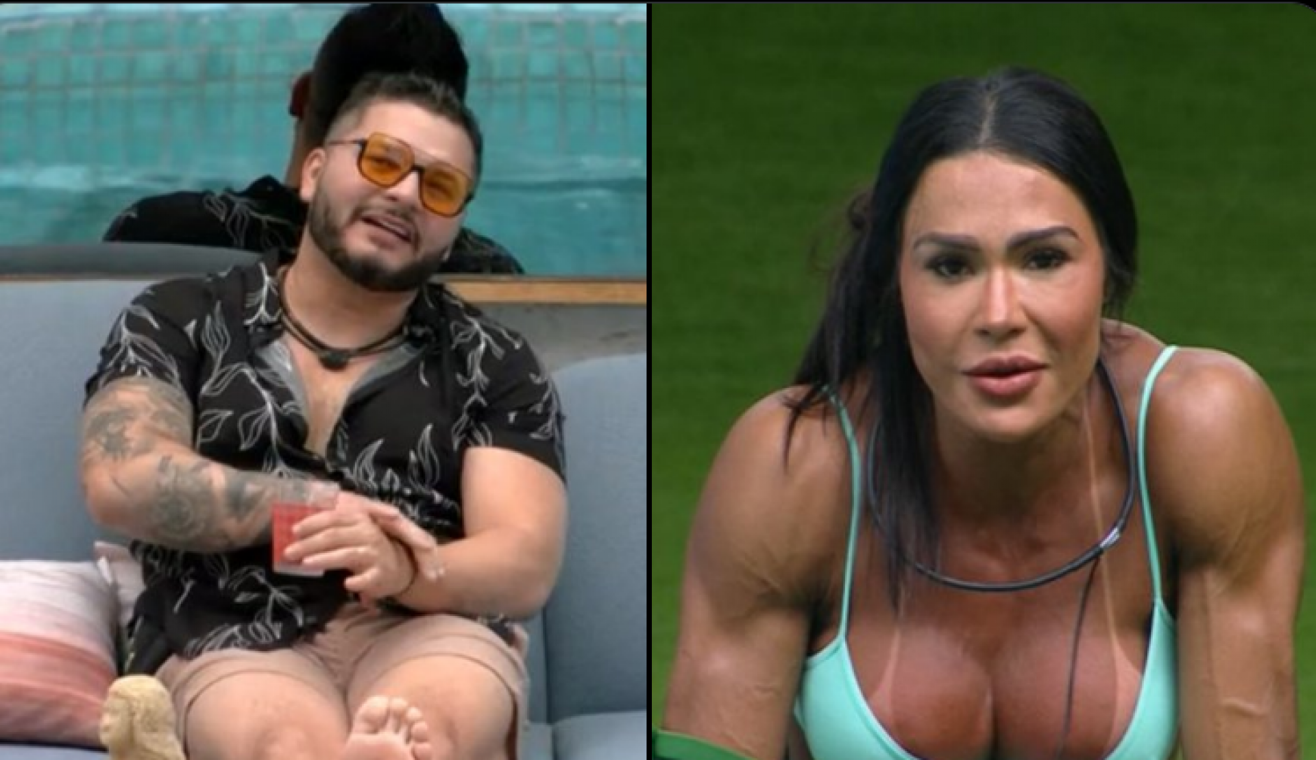 Gracyanne Barbosa se incomoda com comentário de Marcelo no BBB 25 - Reprodução/Globo
