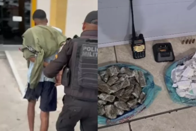 Homem é preso com drogas e munições no segundo distrito de Cabo Frio