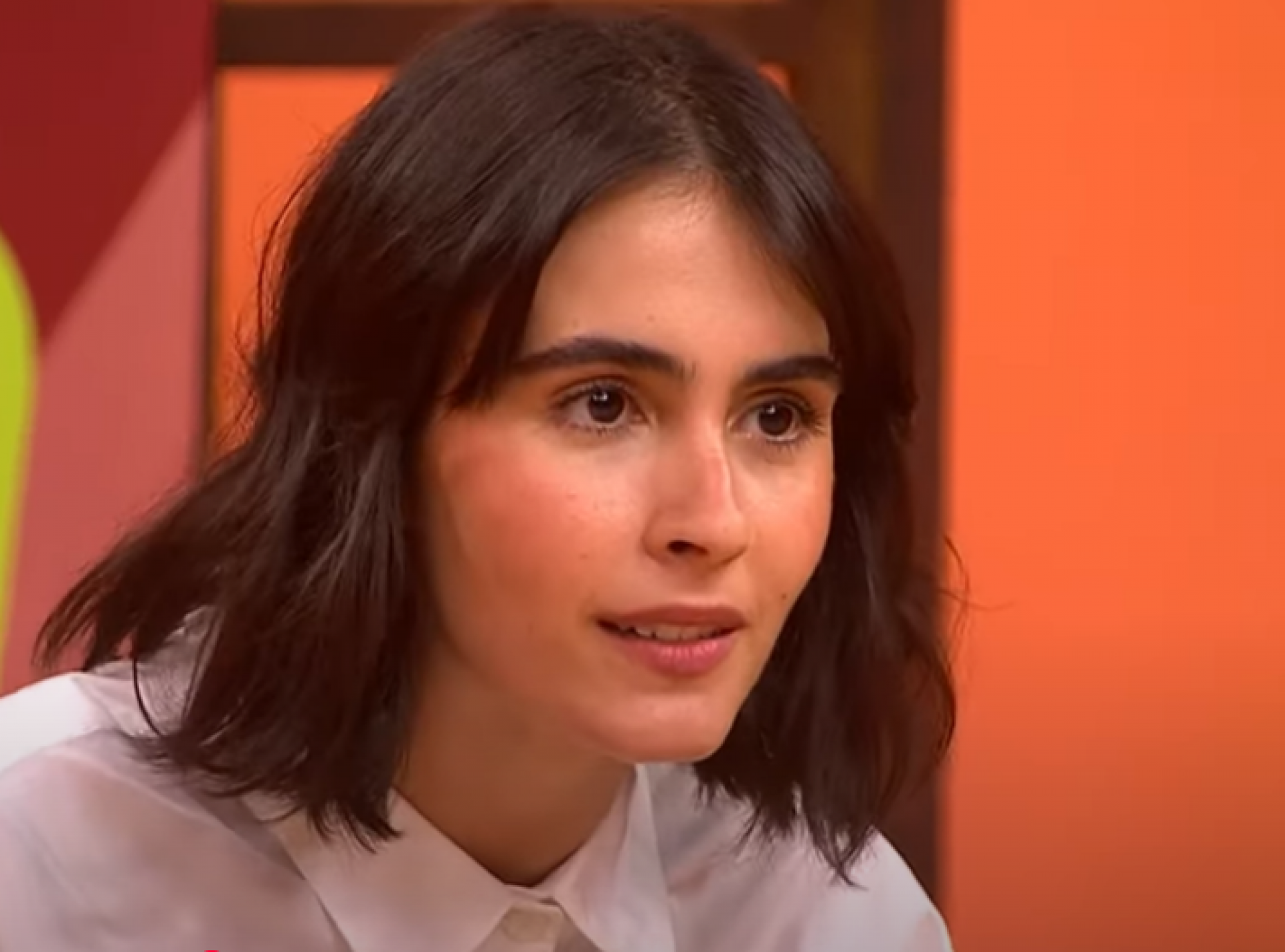 Valentina Herszage durante o 'Sem Censura' - Reprodução de vídeo