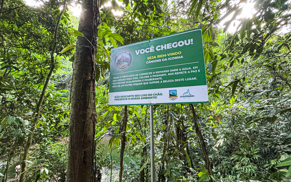 Um refresco em meio a Mata Atl&acirc;ntica - Divulga&ccedil;&atilde;o