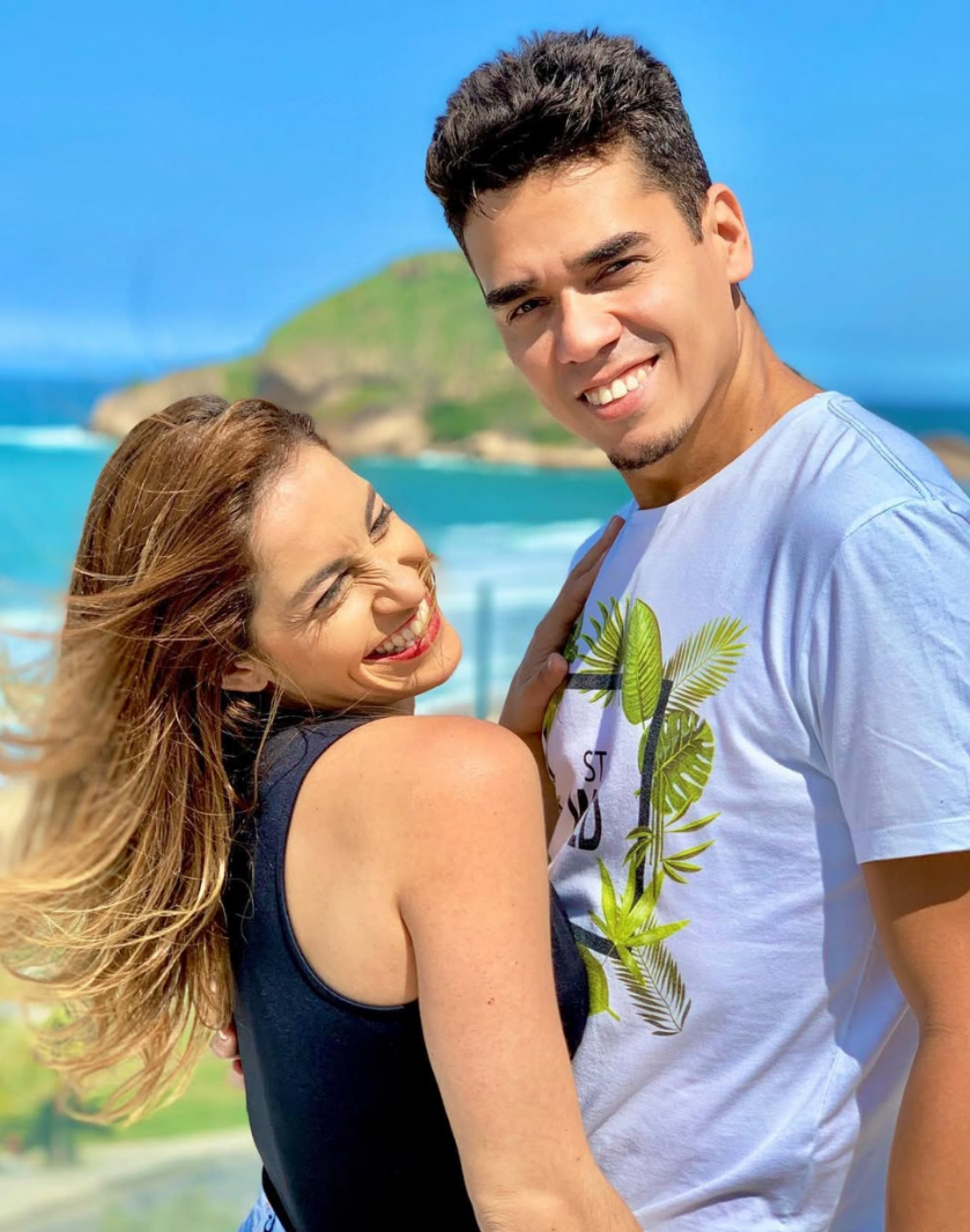 Daniele Hypolito e o marido, Fábio Castro - reprodução Instagram
