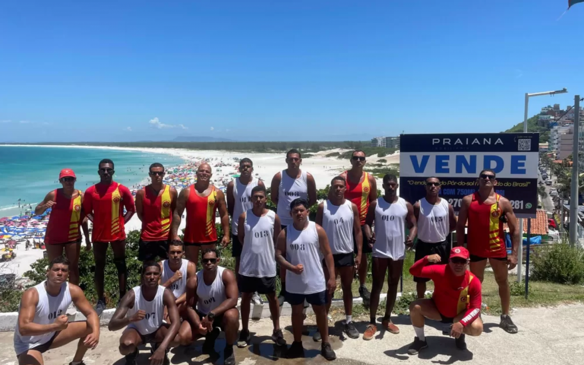 Grupamento Marítimo de Arraial do Cabo deu início ao treinamento dos guarda-vidas