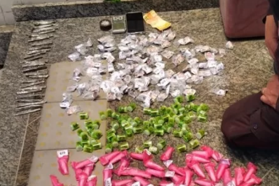 Homem é preso com grande quantidade de drogas na Praia dos Anjos, em Arraial do Cabo